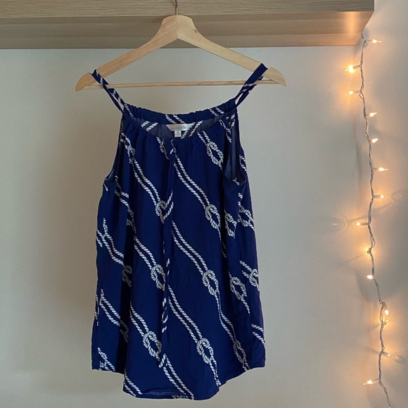 Preppy Nautical Tank Top - Picture 1 of 3